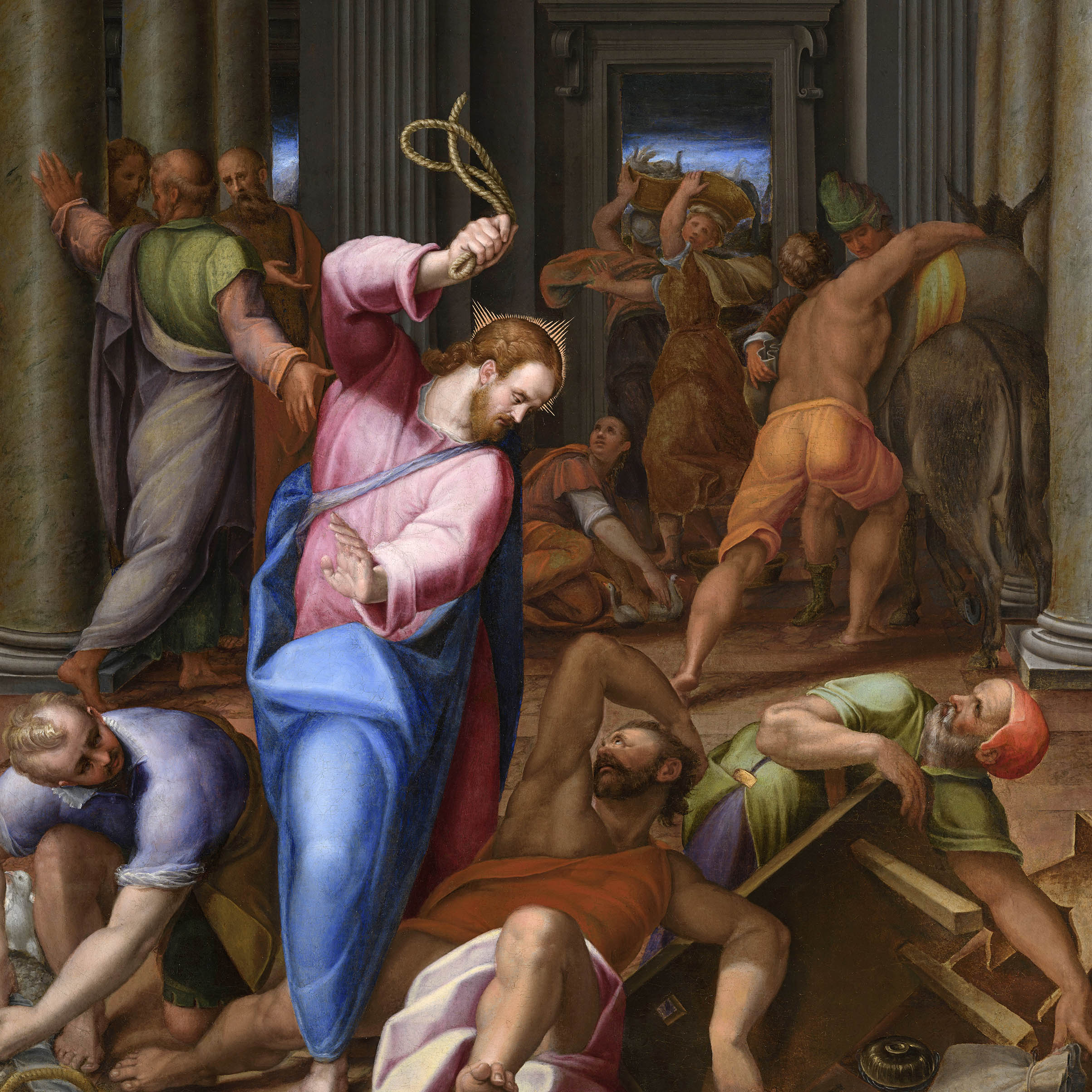 Christ Driving the Traders from the Temple - Trinity Fine Art